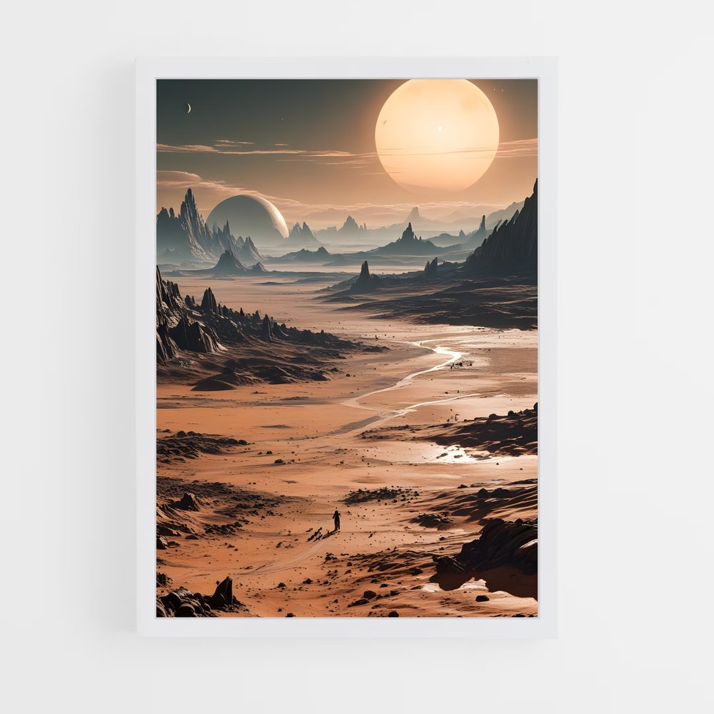 Poster Paysage Martien (vue 3)
